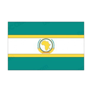 Organisation of African Unity flag listed in flags decals.