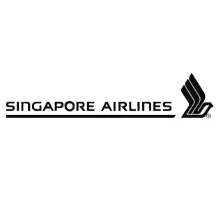 Singapore airlines logo listed in famous logos decals.