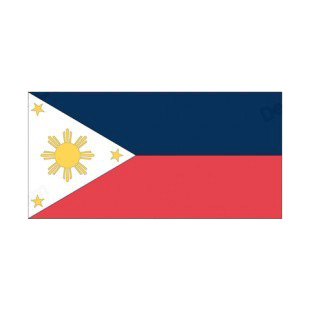 Republic of the Philippines flag listed in flags decals.
