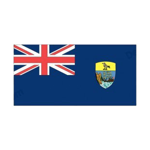 Saint Helena flag listed in flags decals.