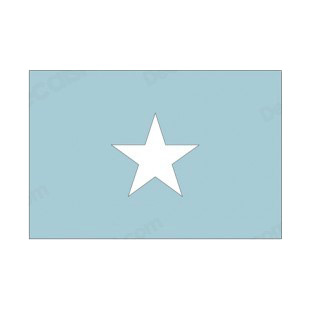 Somalia flag listed in flags decals.