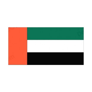 United Arab Emirates flag listed in flags decals.