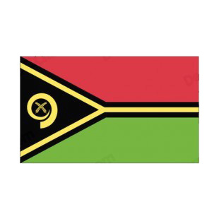 Republic of Vanuatu listed in flags decals.