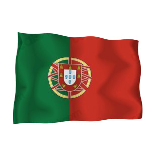 Portugal flag listed in flags decals.