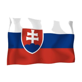 Slovakia waving flag listed in flags decals.