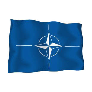 Nato waving flag listed in flags decals.