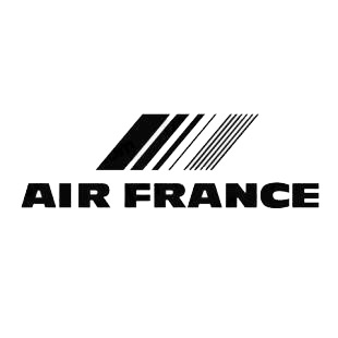 Air france logo listed in famous logos decals.