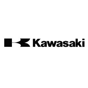 Kawasaki logo listed in famous logos decals.