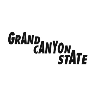 Grand canyon state Arizona state listed in states decals.