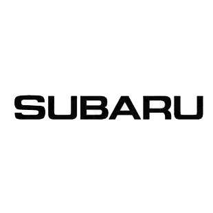Subaru logo listed in famous logos decals.