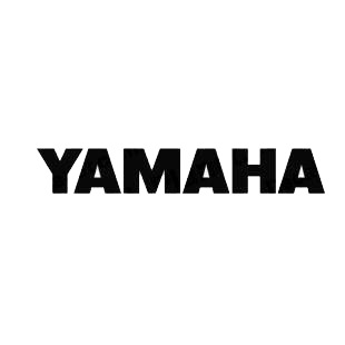 Yamaha logo listed in famous logos decals.