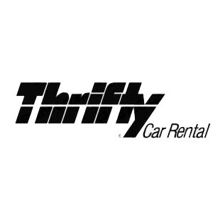 Thrifty car rental logo listed in famous logos decals.