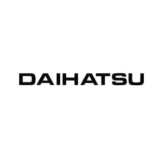 Daihatsu logo listed in famous logos decals.