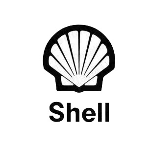 Shell logo listed in famous logos decals.