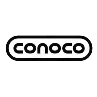 Conoco logo listed in famous logos decals.