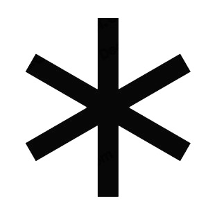 Star sign listed in other signs decals.