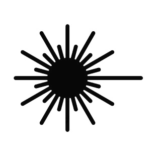 Laser beam sign listed in other signs decals.