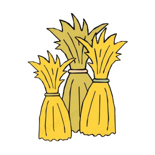 Cornstalks listed in agriculture decals.