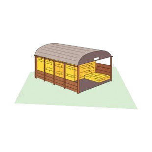 Dutch barn listed in agriculture decals.