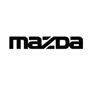 Mazda logo listed in famous logos decals.