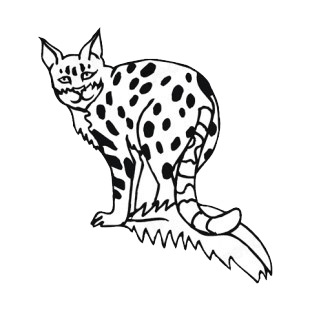 Cheetah listed in more animals decals.