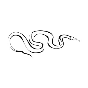Snake listed in more animals decals.