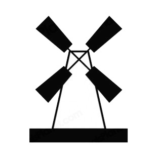 Windmill listed in agriculture decals.