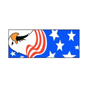 United States Eagle listed in symbols and history decals.