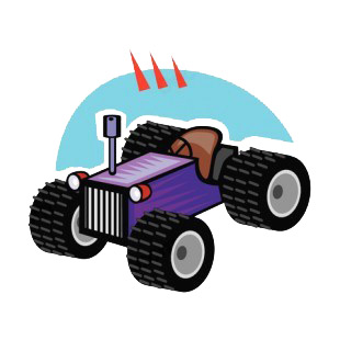 Purple tractor listed in agriculture decals.