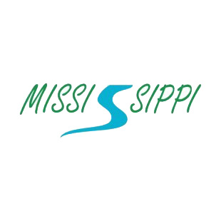 Missisippi state listed in states decals.