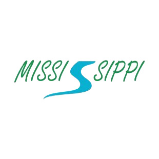 Missisippi state listed in states decals.