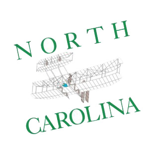 North Carolina state listed in states decals.