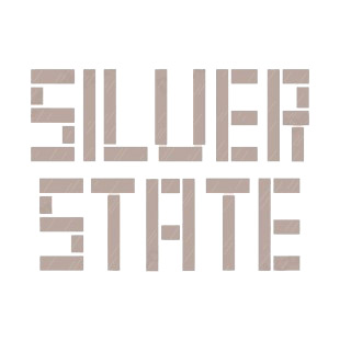 Silver State Nevada state listed in states decals.