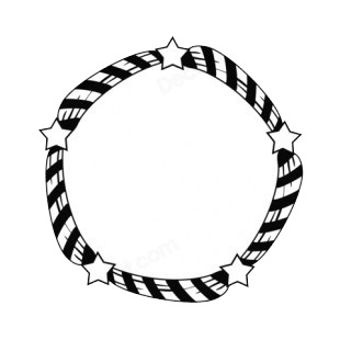 United States Bunting frame listed in symbols and history decals.