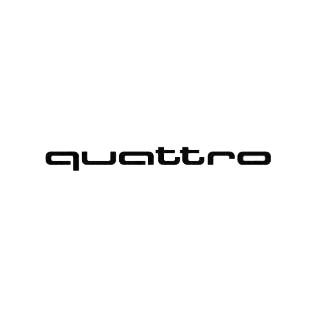 Audi quattro listed in audi decals.
