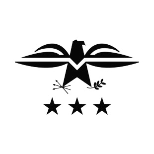 United States Eagle logo listed in symbols and history decals.