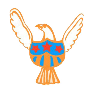 United States Eagle logo listed in symbols and history decals.