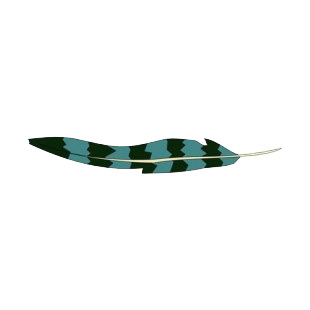 Eagle feather listed in symbols and history decals.