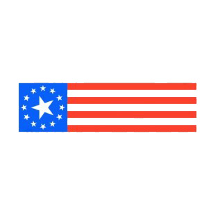 United States flag listed in american flag decals.