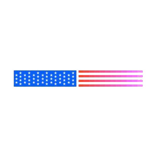 United States flag listed in american flag decals.