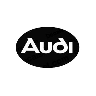 Audi oval listed in audi decals.