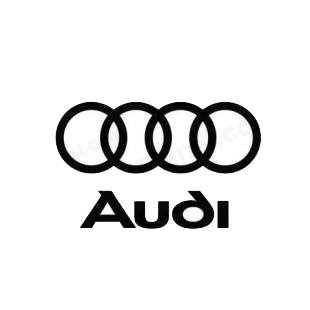 Audi rings listed in audi decals.