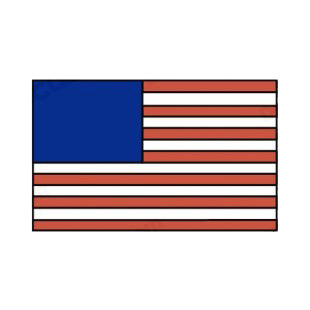 United States flag no stars listed in american flag decals.