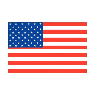 United States  flag listed in american flag decals.