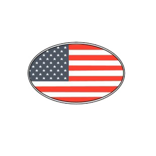 United States flag logo listed in american flag decals.