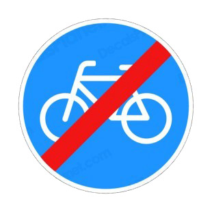 No bicycle allowed sign  listed in road signs decals.