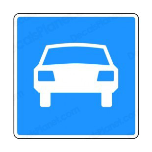 Expressway sign listed in road signs decals.