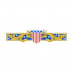 United States patriotic banner , decals stickers