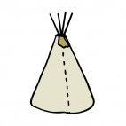 Native American teepee , decals stickers