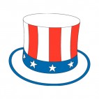 United States Uncle Sam hat, decals stickers